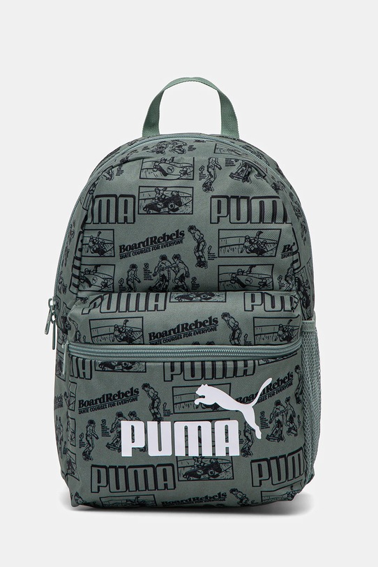 Puma ghiozdan copii PHASE AOP Small Backpack nu incape in A4 verde 091324