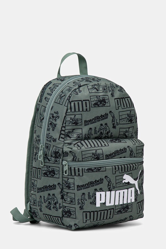 Puma ghiozdan copii PHASE AOP Small Backpack 091324 verde SS25