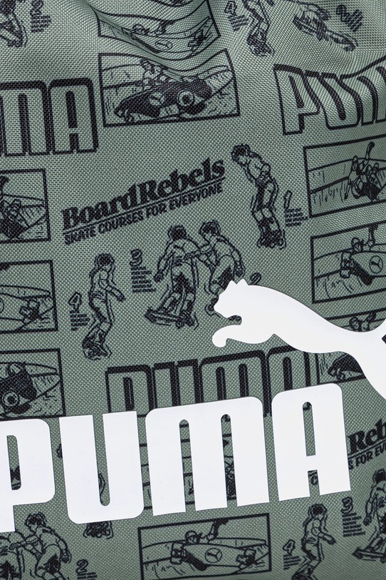 Παιδικό σακίδιο Puma PHASE AOP Small Gym Sack πράσινο 091325