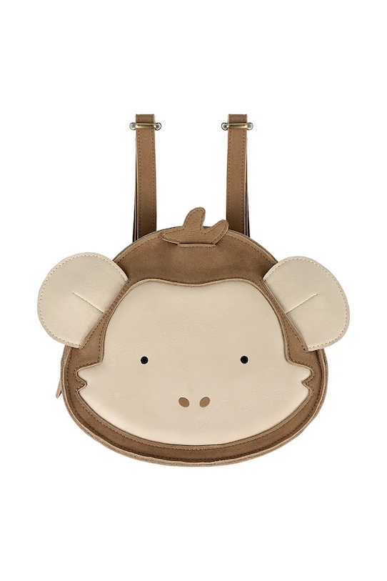 Detský kožený ruksak Donsje Kapi Special Backpack Monkey 5005221 hnedá SS25