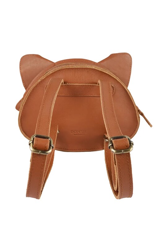 Donsje gyerek hátizsák bőrből Kapi Special Backpack Red Panda 5005222 barna SS25