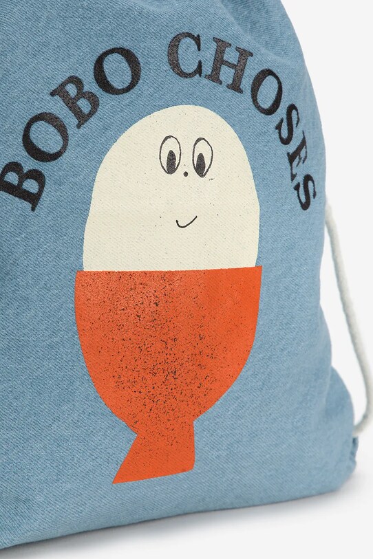 Chłopiec Bobo Choses plecak dziecięcy Morning Egg 125AI027 niebieski
