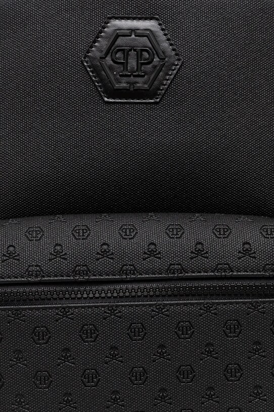 Кожена раница Philipp Plein SAEA.MBA1458.PLE010N черен