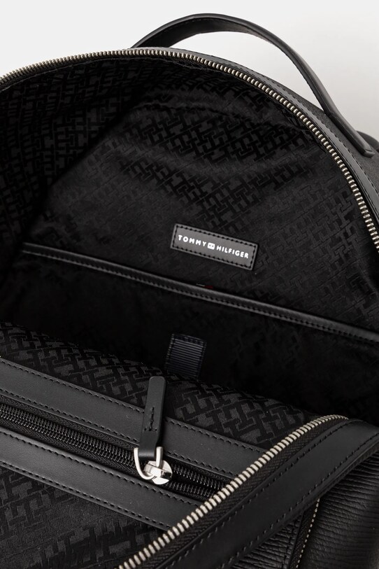 Tommy Hilfiger plecak skórzany AM0AM13072 czarny