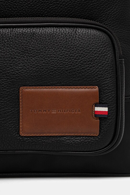 Tommy Hilfiger zaino in pelle nero AM0AM13076
