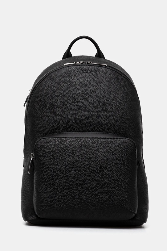 BOSS bőr hátizsák nappa bőr fekete 50536142