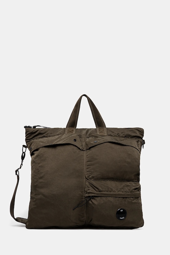 Τσάντα C.P. Company υφασμάτινο πράσινο 18CMAC219A005269G