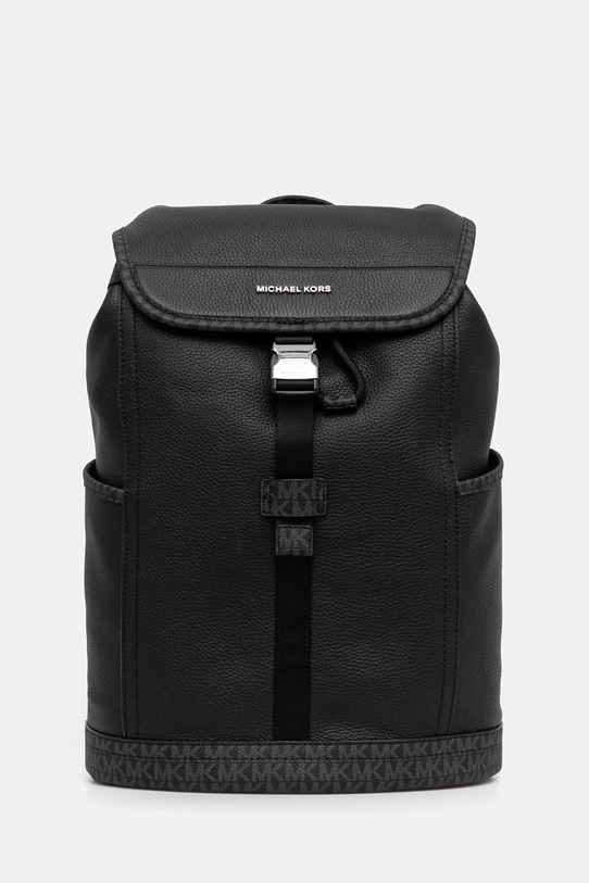 Kožni ruksak Michael Kors zrnata koža crna 33R5LHDB8L