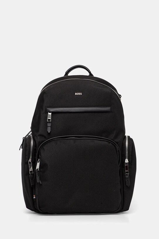 Ruksak BOSS bez uzorka crna 50536485