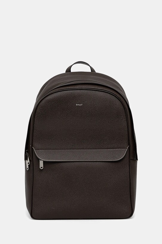Bally ghiozdan de piele uni maro MAK04J