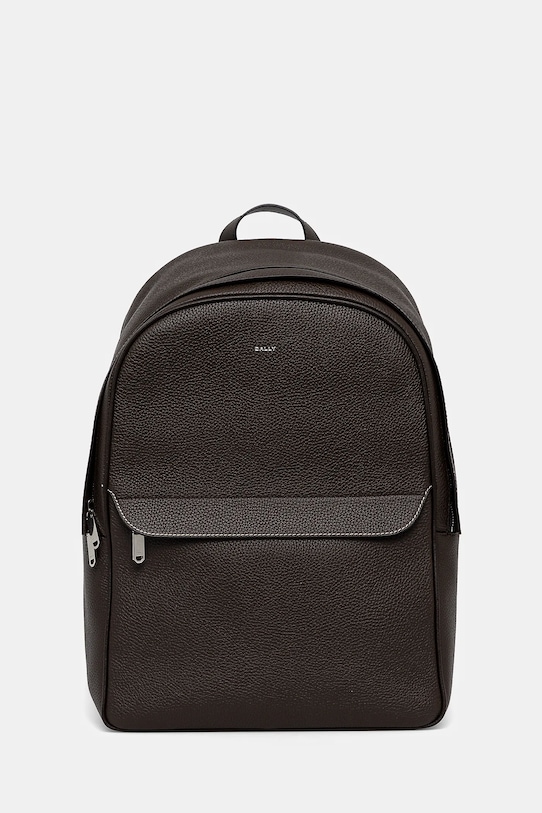 Δερμάτινο σακίδιο Bally λείο δέρμα καφέ MAK04J