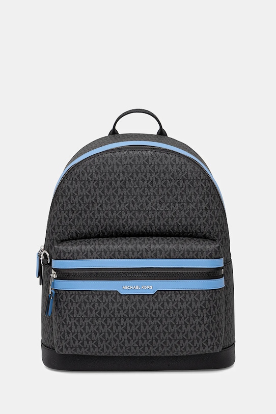 Nahrbtnik Michael Kors Imitacija zrnatega usnja siva 33S5SHDB2B