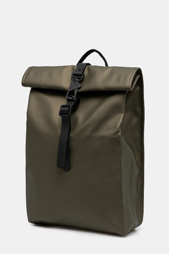 Рюкзак Rains Rolltop Rucksack Mini W3 13330.105 зелёный SS25