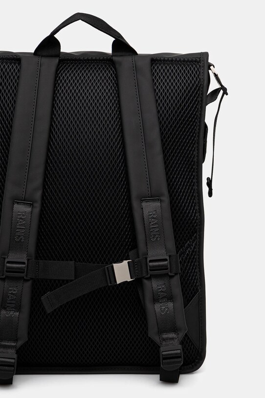 Accessori Rains zaino Trail Cord Rolltop Backpack W3 14480.01 nero