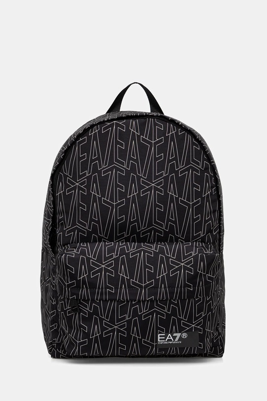 Рюкзак EA7 Emporio Armani узор чёрный AF10465.7X000001