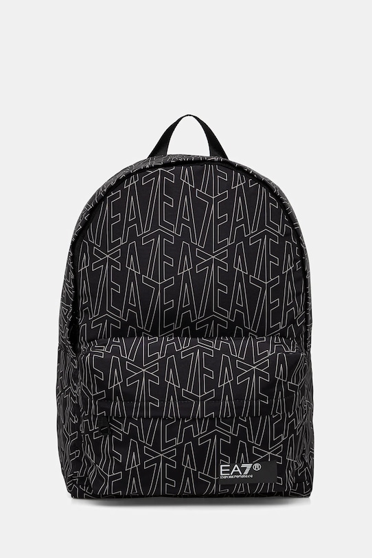 Ruksak EA7 Emporio Armani vzorovaný čierna AF10465.7X000001