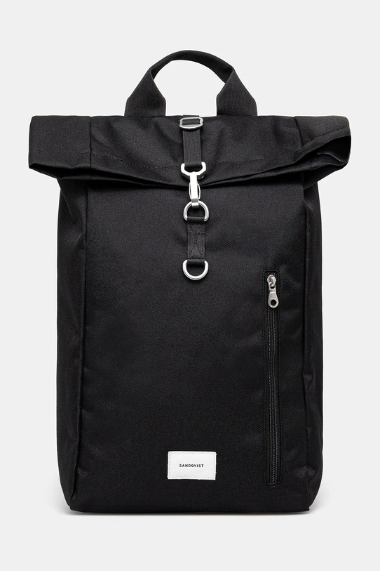 Рюкзак Sandqvist Ground Rolltop L гладкий чорний 250905994