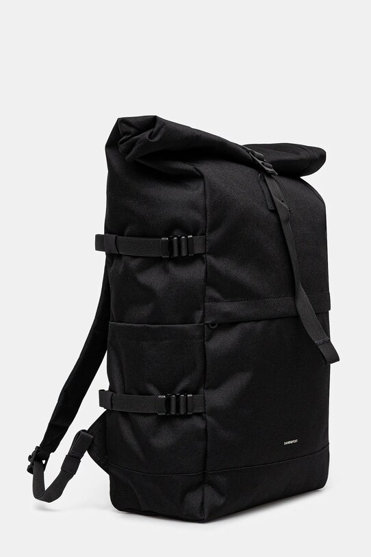 Ruksak Sandqvist Icon Rolltop L 251305995 crna SS25