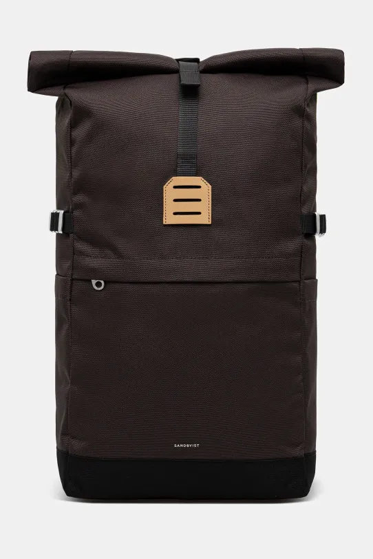 Рюкзак Sandqvist Icon Rolltop M гладкий коричневий 251404201