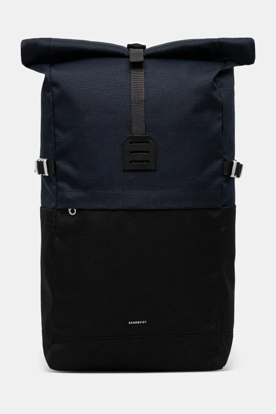 Рюкзак Sandqvist Icon Rolltop M гладкий чорний 251404504