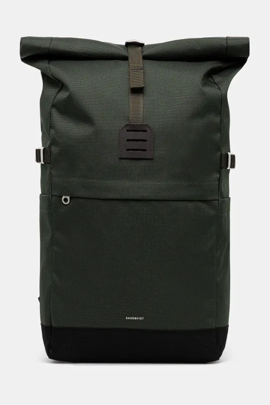 Раница Sandqvist Icon Rolltop M изчистен зелен 251404606
