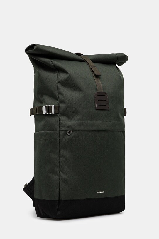 Sandqvist plecak Icon Rolltop M 251404606 zielony SS25