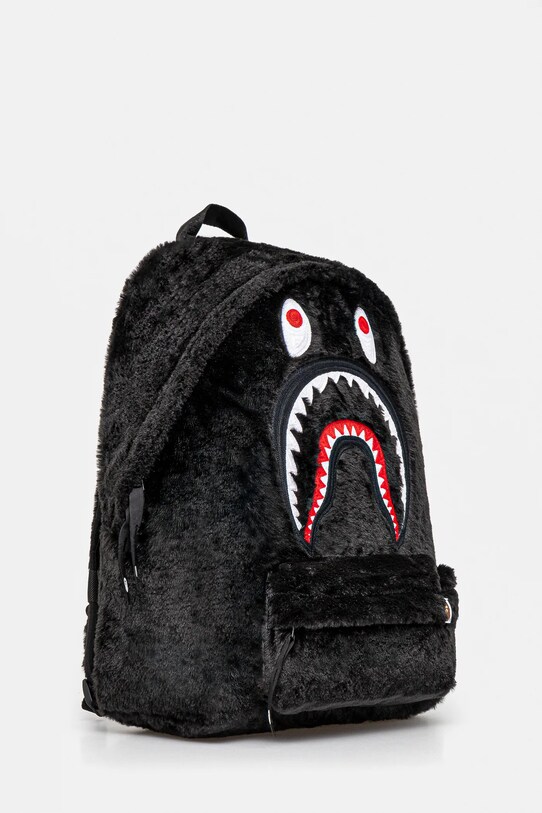 A Bathing Ape plecak Shark fur daypack 1K80189001 czarny SS25
