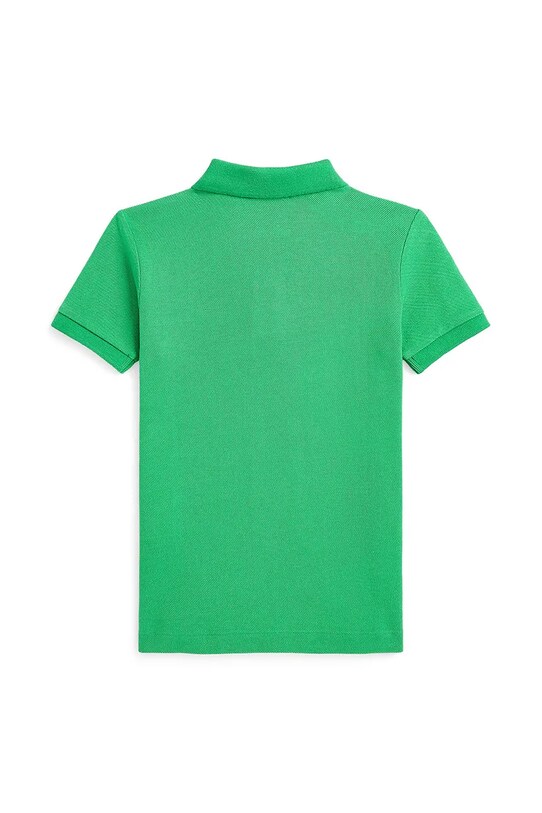 Детское хлопковое поло Polo Ralph Lauren 322703632183 зелёный SS25