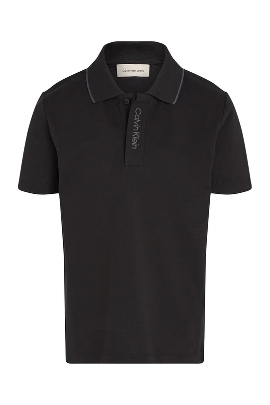 Calvin Klein Jeans tricou polo copii 0 IB0IB02370.PPYA negru SS25