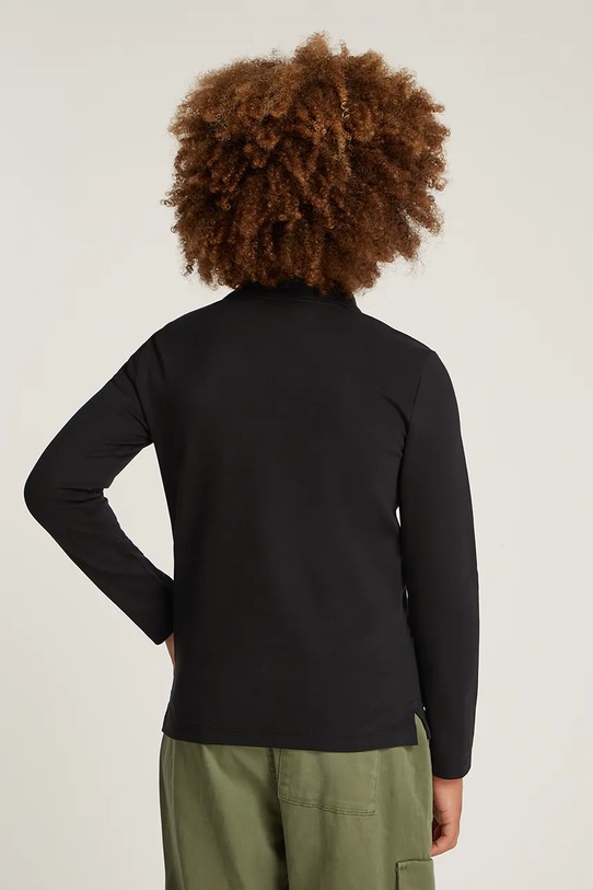 Дитяче поло Calvin Klein Jeans 0 чорний IB0IB02421.PPYA