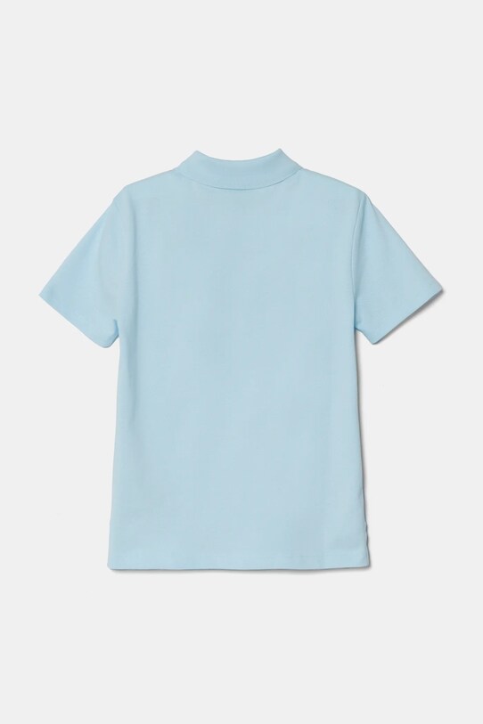 Дитяче поло Calvin Klein Jeans IB0IB02510.PPYA блакитний SS25