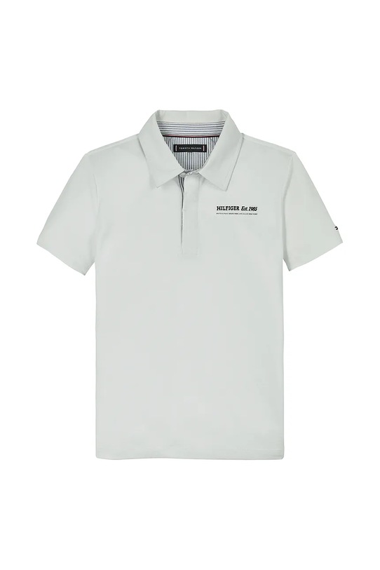 Tommy Hilfiger polo bambino KB0KB09332.116.122.PPYA bianco SS25