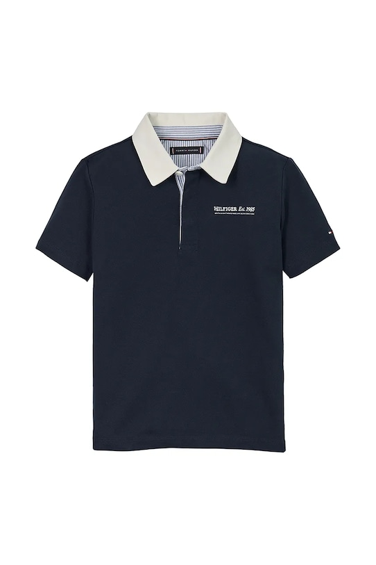 Tommy Hilfiger polo dziecięce KB0KB09332.128.176.PPYA czarny SS25