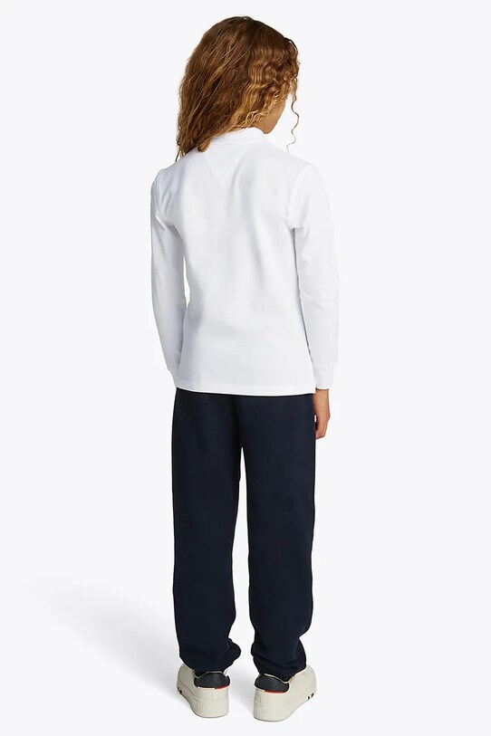 Tommy Hilfiger longsleeve copii alb KB0KB09664.PPYA
