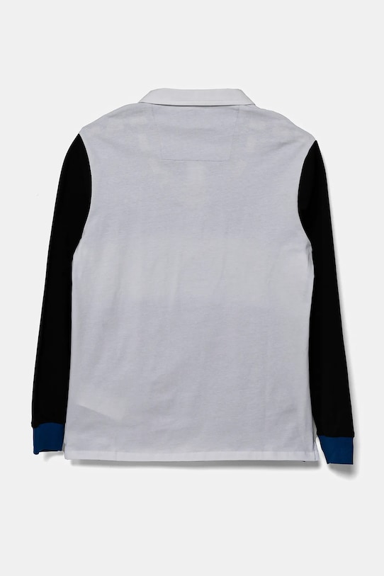 Дитячий бавовняний лонгслів Guess L5RP00.KCNQ4.PPYA блакитний SS25