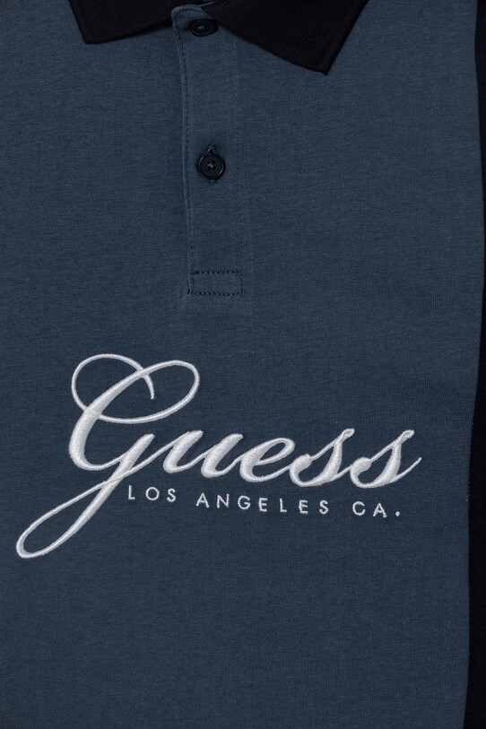 Хлопчик Дитяче бавовняне поло Guess L5RP04.K8HM4.PPYA темно-синій