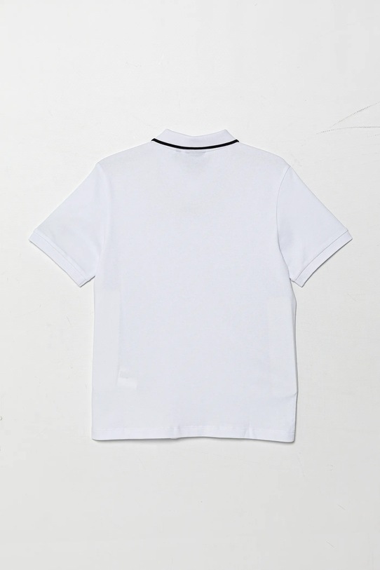 Dětské polo tričko EA7 Emporio Armani 7B000023.AF12901 bílá SS25