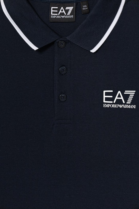 Chłopiec EA7 Emporio Armani polo dziecięce 7B000023.AF12901 granatowy