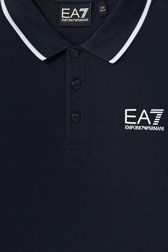 Chłopiec EA7 Emporio Armani polo dziecięce 7B000023.AF12901 granatowy