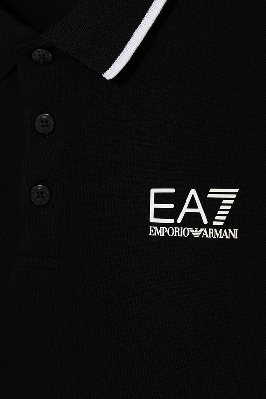Chłopiec EA7 Emporio Armani polo dziecięce 7B000023.AF12901 czarny