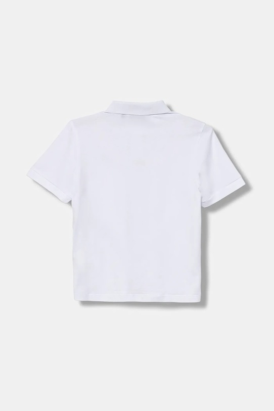 Παιδικά βαμβακερά μπλουζάκια πόλο EA7 Emporio Armani 7B000022.AF10378 λευκό AW25