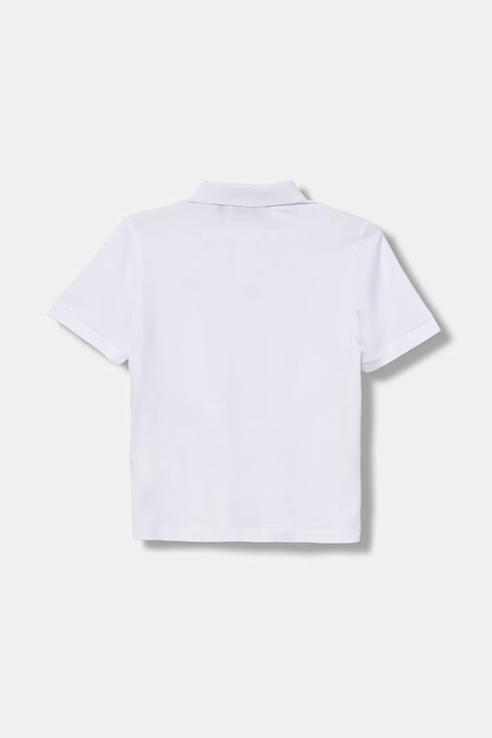 Detská bavlnená polokošeľa EA7 Emporio Armani 7B000022.AF10378 biela AW25