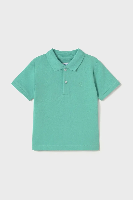 Дитяче бавовняне поло Mayoral бавовна бірюзовий 102.3F.Baby.PPYA
