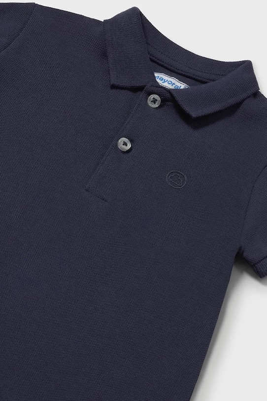 Băieți Mayoral tricouri polo din bumbac pentru copii 102.3F.Baby.PPYA negru