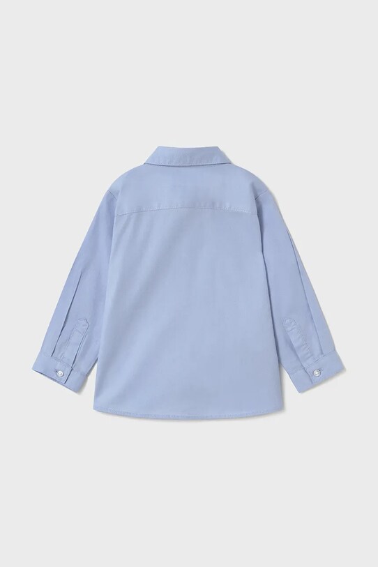 Бавовняна сорочка для немовля Mayoral 124.3B.Baby.PPYA блакитний SS25