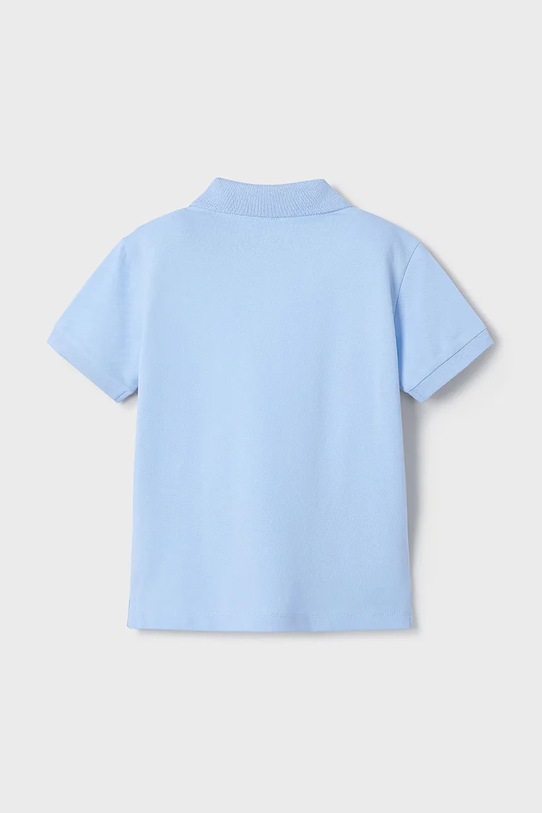 Dětská bavlněná polokošile Mayoral 150.5E.Mini.PPYA modrá SS25