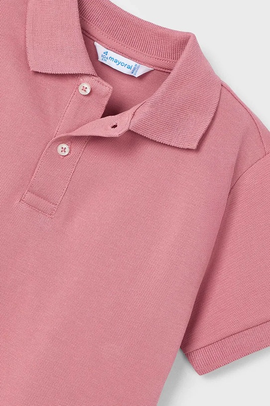 CHLAPEC Dětská bavlněná polokošile Mayoral 150.5E.Mini.PPYA červená