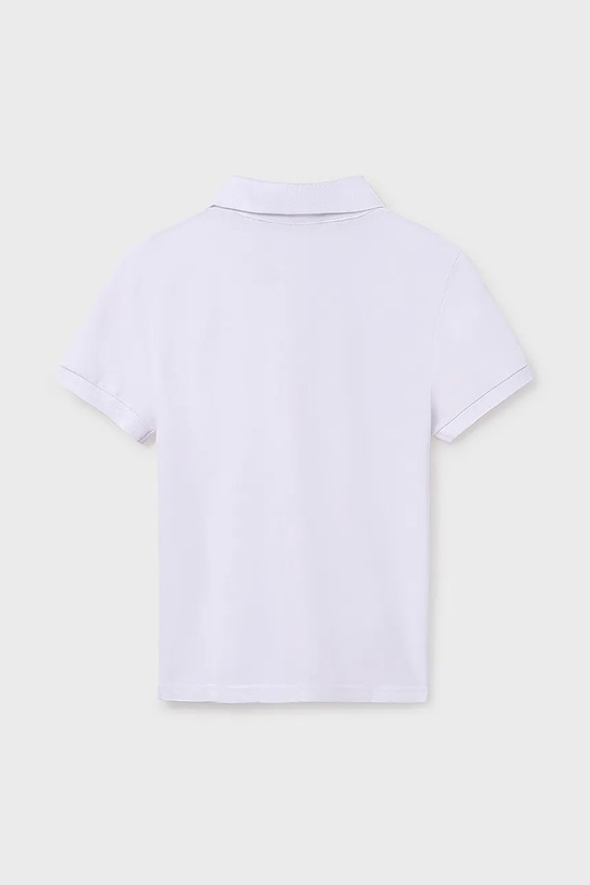 Dětská bavlněná polokošile Mayoral 890.7C.Junior.PPYA bílá SS25