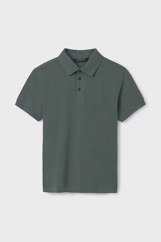 Mayoral polo bawełniane dziecięce bawełna zielony 890.7C.Junior.PPYA