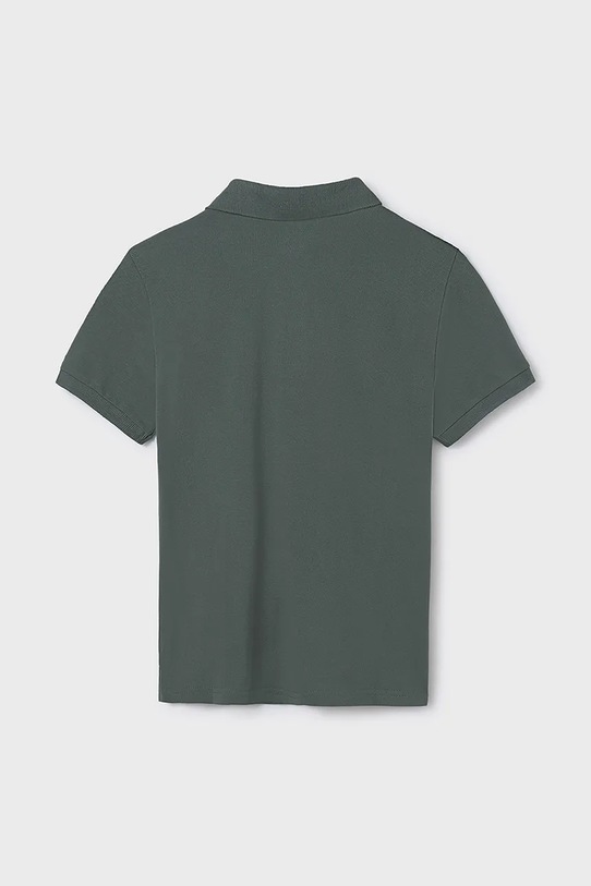 Mayoral polo bawełniane dziecięce 890.7C.Junior.PPYA zielony SS25